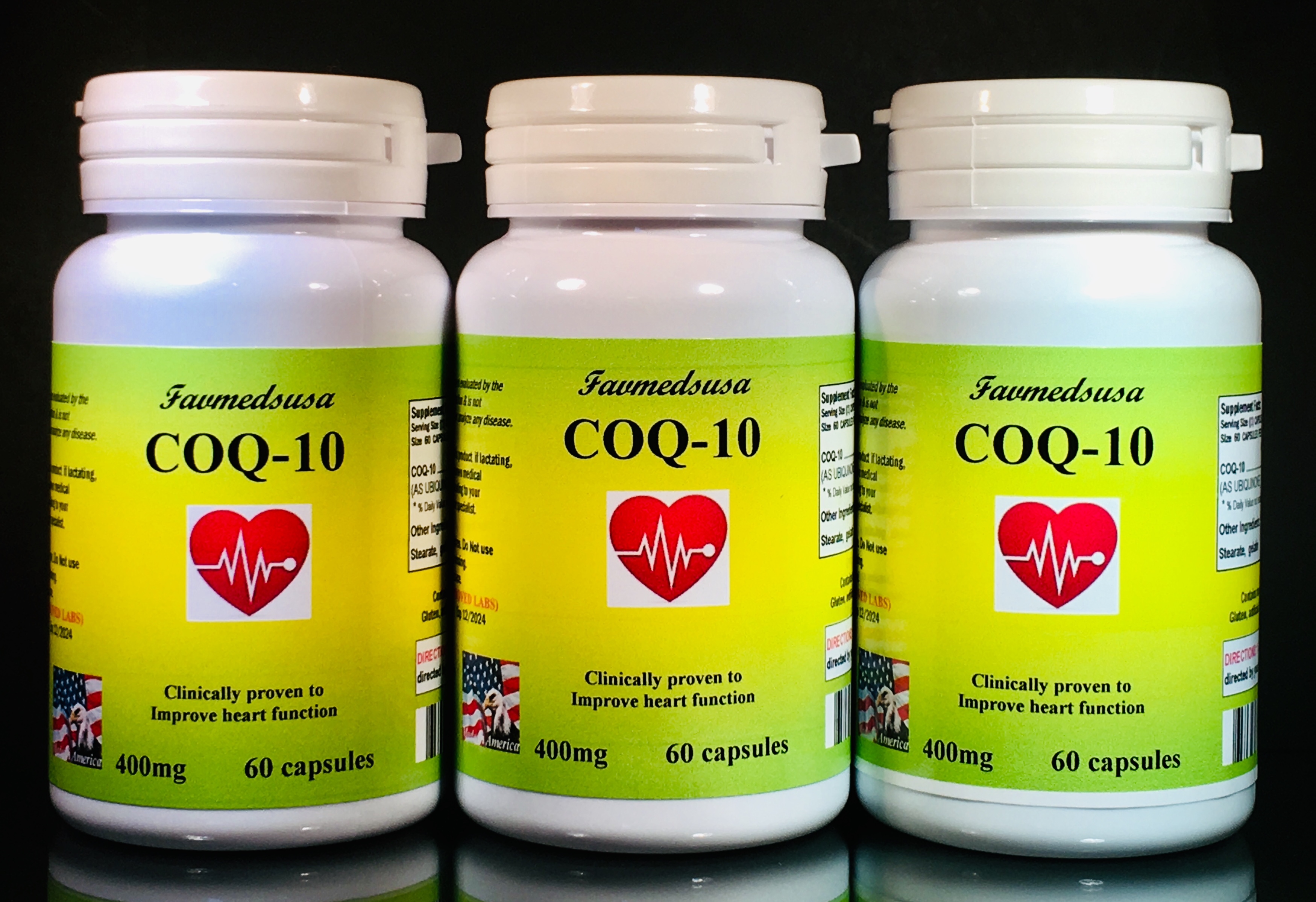 CoQ-10 400mg - 180 (3x60) capsules